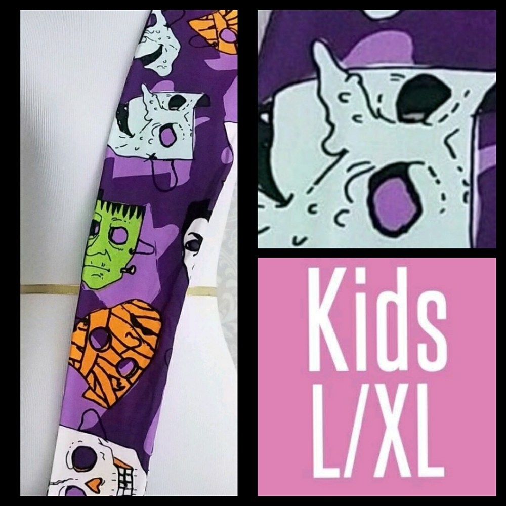 LulaRoe Kids L/XL Leggings- Halloween